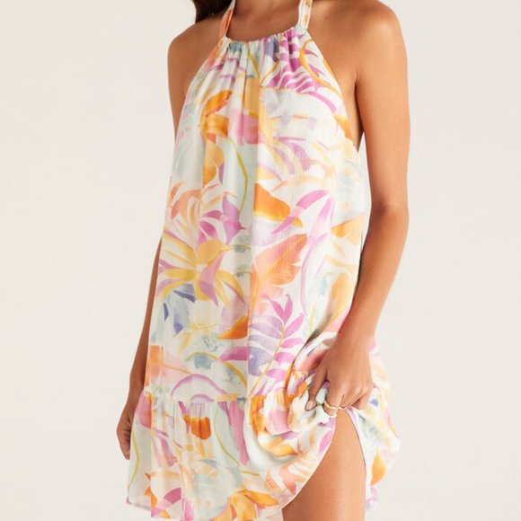 Z Supply Dresses & Skirts - Z Supply Multicolor Halter Dress